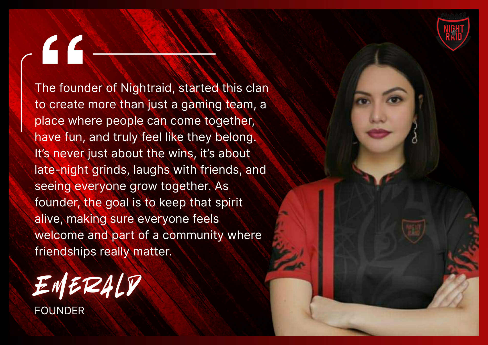 Emerald - NIGHTRAID Founder